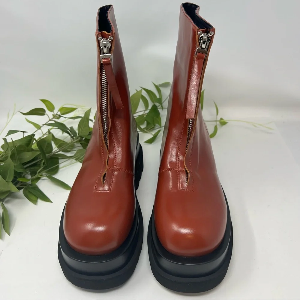 New Jeffrey Campbell Dozed Platform Chunky Boots Size 7 - Picture 3 of 8